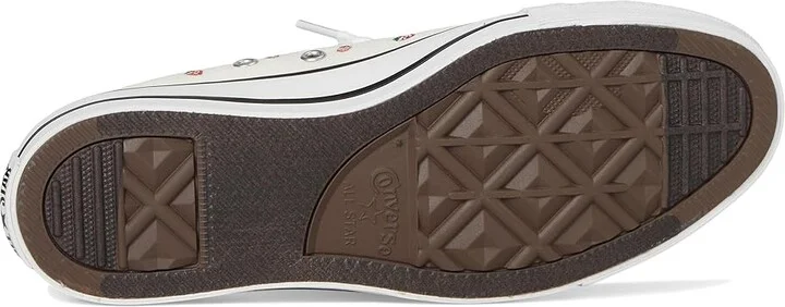 Converse Chuck Taylor All Star Shoreline Slip-On Sneaker Women's Slip on Shoes Egret/Soft Red/Green : 7.5 M, Canvas - Image 3