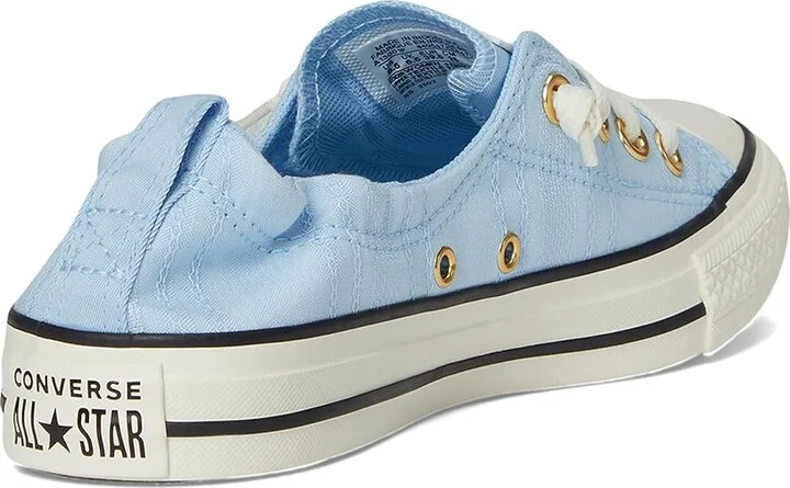 Converse Chuck Taylor All Star Shoreline Woven Canvas Women's Shoes Blue It/Egret/Black : 6.5 B - Medium - Image 4