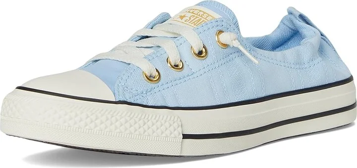 Converse Chuck Taylor All Star Shoreline Woven Canvas Women's Shoes Blue It/Egret/Black : 6.5 B - Medium - Image 5