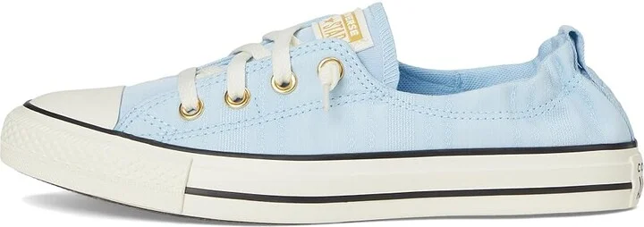 Converse Chuck Taylor All Star Shoreline Woven Canvas Women's Shoes Blue It/Egret/Black : 6.5 B - Medium - Image 6