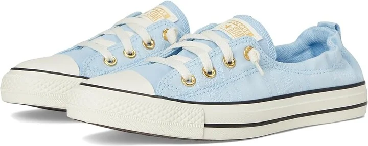 Converse Chuck Taylor All Star Shoreline Woven Canvas Women's Shoes Blue It/Egret/Black : 6.5 B - Medium