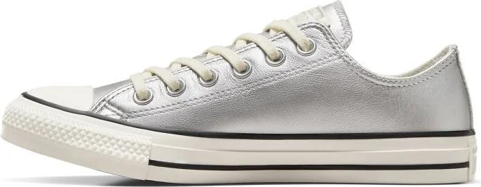 Converse Chuck Taylor All Star sneakers in silver - Image 3