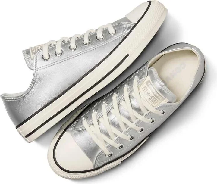 Converse Chuck Taylor All Star sneakers in silver - Image 4
