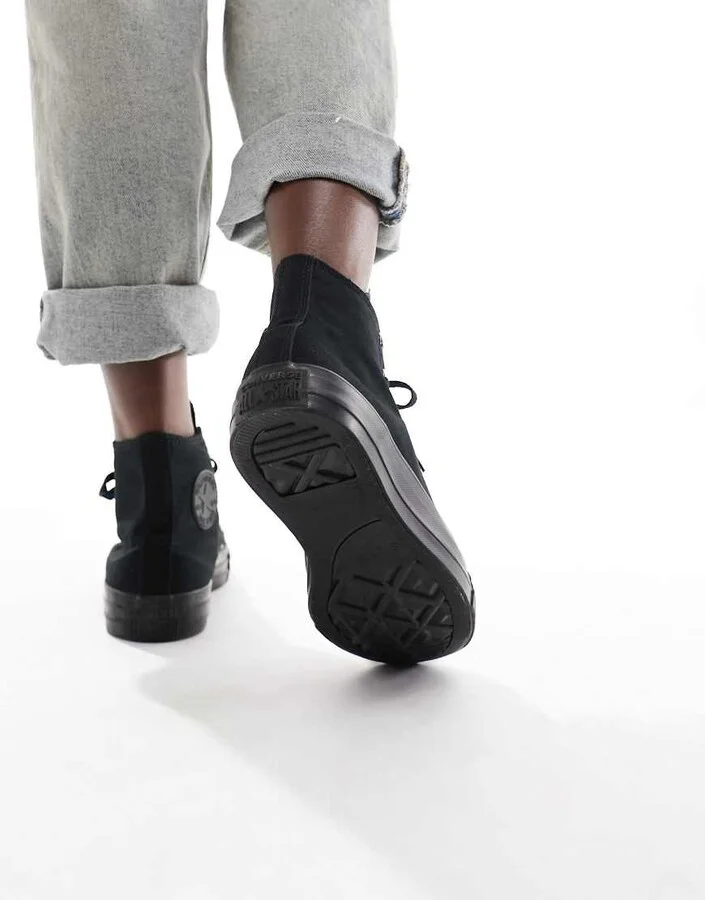 Converse Chuck Taylor All Star sneakers in triple black - Image 3