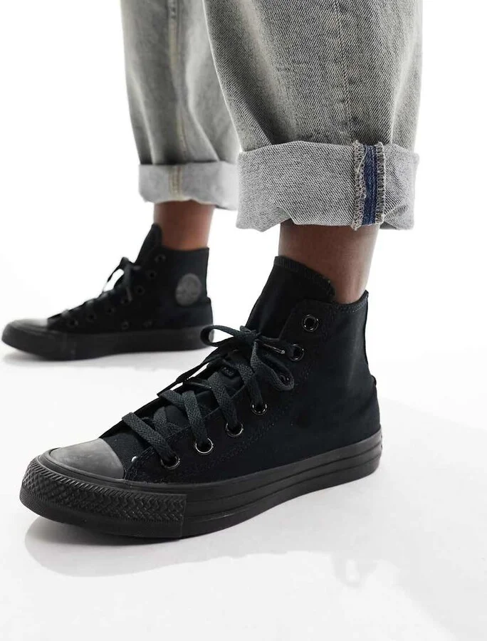 Converse Chuck Taylor All Star sneakers in triple black