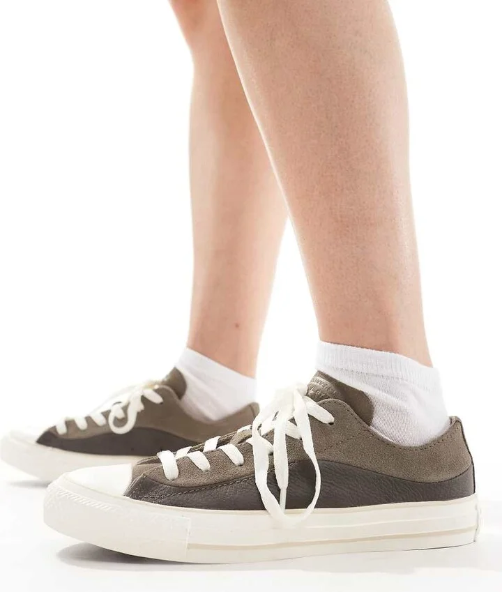 Converse Chuck Taylor All Star sneakers in two-tone brown
