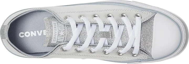 Converse Chuck Taylor All Star Sparkle Women's Shoes Metallic Granite/White : 5 B - Medium, Canvas - Image 2
