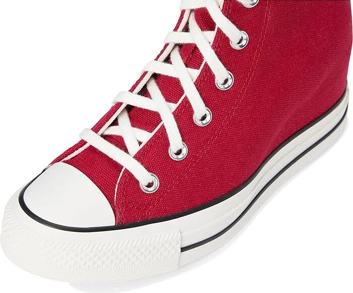 Converse Chuck Taylor All Star Wedge Sneaker Women's Cold Weather Boots Days Ahead/Vintage White/Summit Pink : 8 Medium, Canvas - Image 2