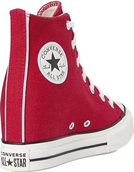 Converse Chuck Taylor All Star Wedge Sneaker Women's Cold Weather Boots Days Ahead/Vintage White/Summit Pink : 8 Medium, Canvas - Image 4