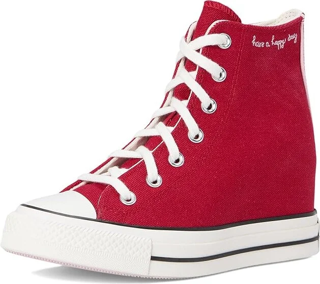 Converse Chuck Taylor All Star Wedge Sneaker Women's Cold Weather Boots Days Ahead/Vintage White/Summit Pink : 8 Medium, Canvas - Image 5
