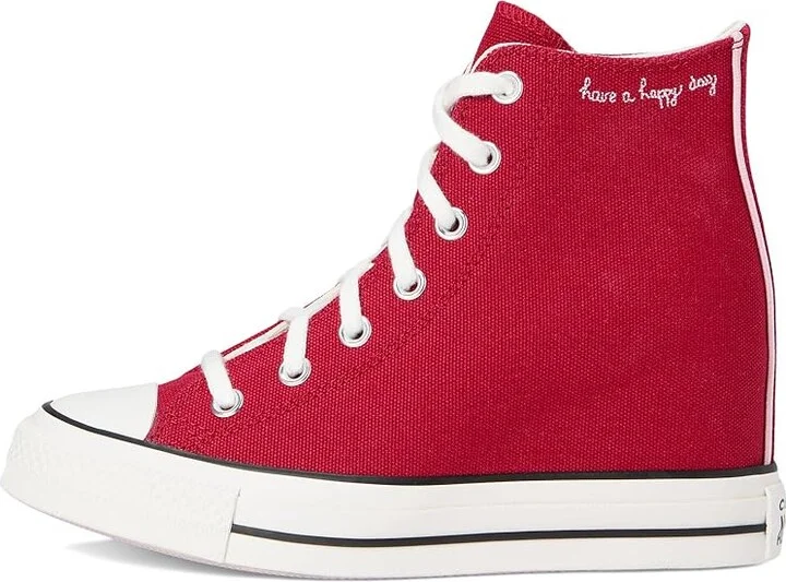 Converse Chuck Taylor All Star Wedge Sneaker Women's Cold Weather Boots Days Ahead/Vintage White/Summit Pink : 8 Medium, Canvas - Image 6