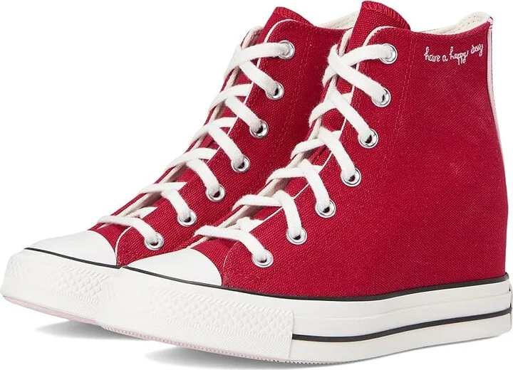 Converse Chuck Taylor All Star Wedge Sneaker Women's Cold Weather Boots Days Ahead/Vintage White/Summit Pink : 8 Medium, Canvas