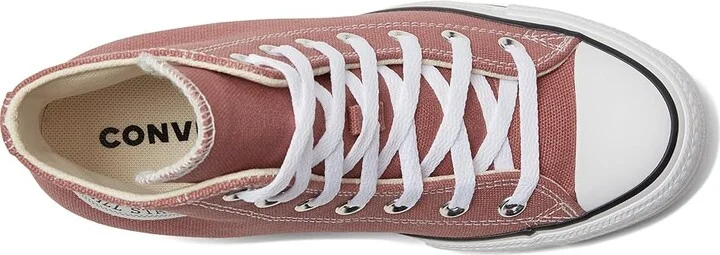 Converse Chuck Taylor All Star Wedge Sneaker Women's Cold Weather Boots Light Saddle/White/Black : 7 Medium, Canvas - Image 2