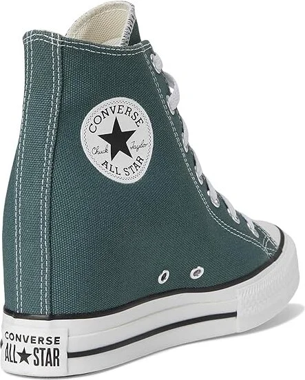 Converse Chuck Taylor All Star Wedge Sneaker Women's Cold Weather Boots True Nature/White/Black : 8 Medium, Canvas - Image 4