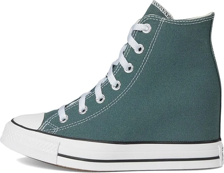 Converse Chuck Taylor All Star Wedge Sneaker Women's Cold Weather Boots True Nature/White/Black : 8 Medium, Canvas - Image 6