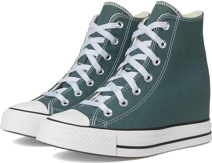 Converse Chuck Taylor All Star Wedge Sneaker Women's Cold Weather Boots True Nature/White/Black : 8 Medium, Canvas