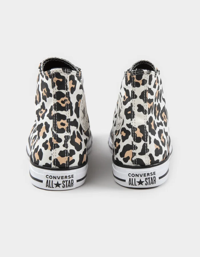CONVERSE Chuck Taylor All Star Womens Leopard Print Shoes - Image 4