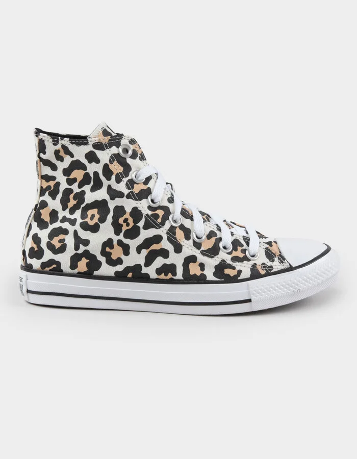 CONVERSE Chuck Taylor All Star Womens Leopard Print Shoes