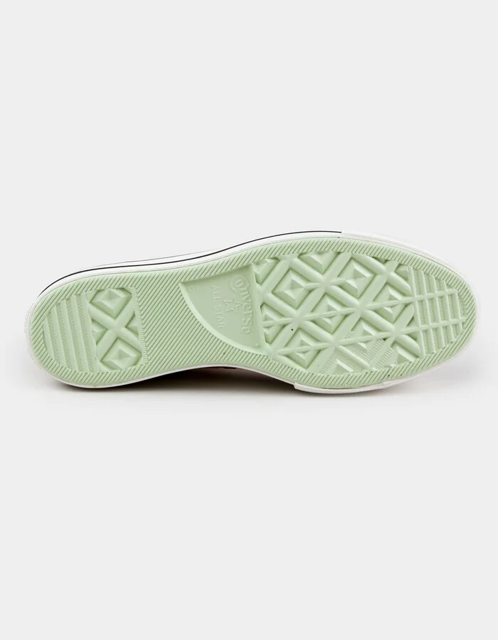 CONVERSE Chuck Taylor All Start Lift Gingham Womens High Top Platform Shoes - Image 3