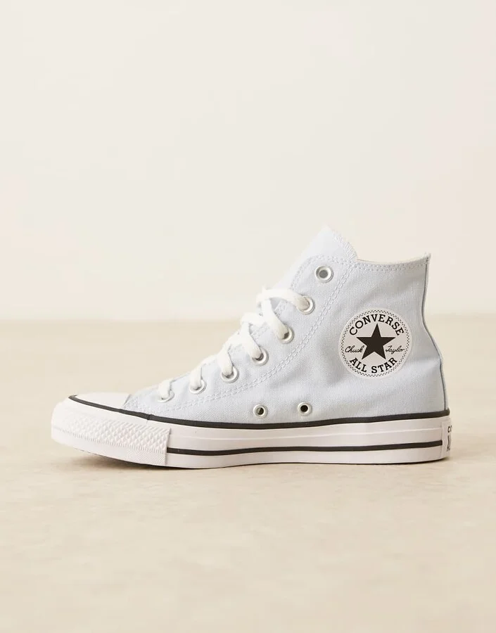 Converse Chuck Taylor HI All Star sneaker in light blue - Image 2