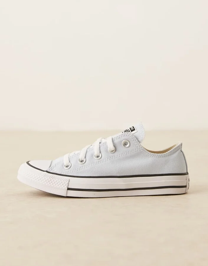 Converse Chuck Taylor OX All Star sneakers in light blue - Image 2