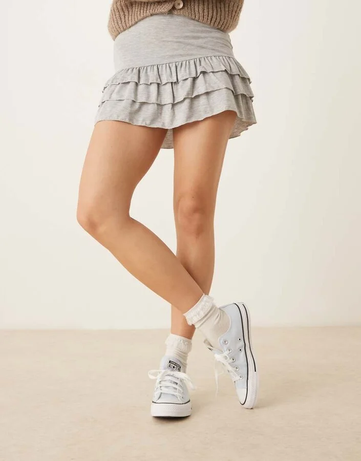 Converse Chuck Taylor OX All Star sneakers in light blue - Image 3