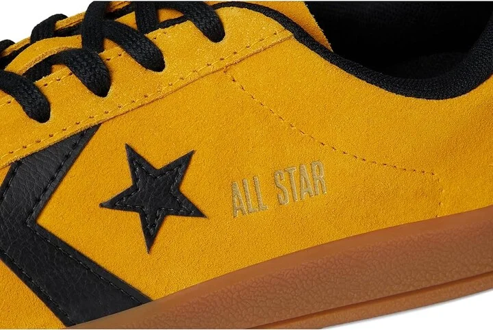 Converse Classic Trainer Suede Classic Shoes Yellow/Black/Gum : Men's 6.5 - Women's 8 Medium - Image 7