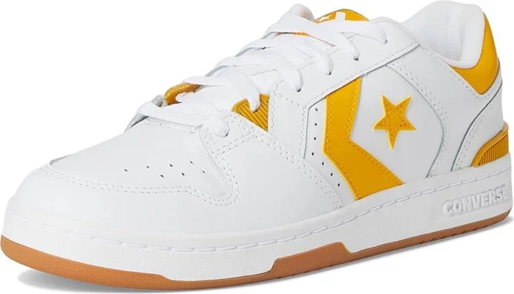 Converse Converse Lifestyle 1998 Shoes White/Yellow/Sunny Angle : Men's 4 - Women's 5.5 Medium, Leather - Image 5
