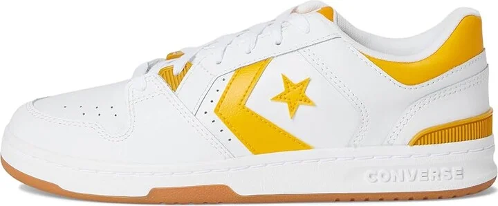 Converse Converse Lifestyle 1998 Shoes White/Yellow/Sunny Angle : Men's 4 - Women's 5.5 Medium, Leather - Image 6