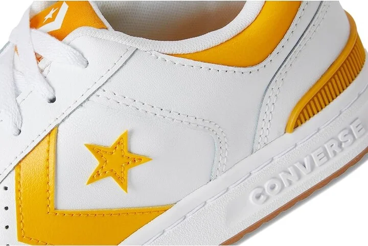 Converse Converse Lifestyle 1998 Shoes White/Yellow/Sunny Angle : Men's 4 - Women's 5.5 Medium, Leather - Image 7