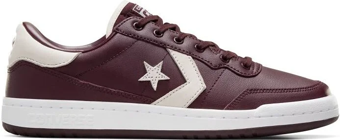 Converse Fastbreak Pro leather and nubuck sneakers in burgundy - Image 2