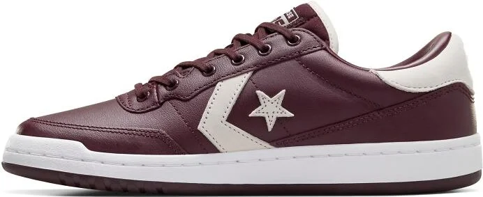 Converse Fastbreak Pro leather and nubuck sneakers in burgundy - Image 3