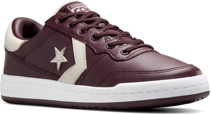 Converse Fastbreak Pro leather and nubuck sneakers in burgundy