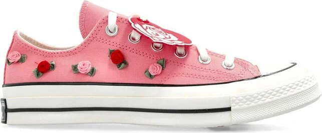 Converse Floral Embellished Low-Top Sneakers