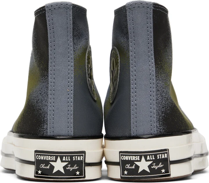 Converse Gray Chuck 70 Hi Sneakers - Image 2