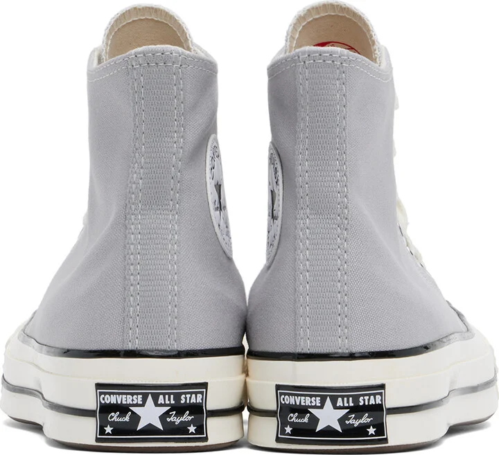 Converse Gray Chuck 70 High Top Sneakers - Image 2