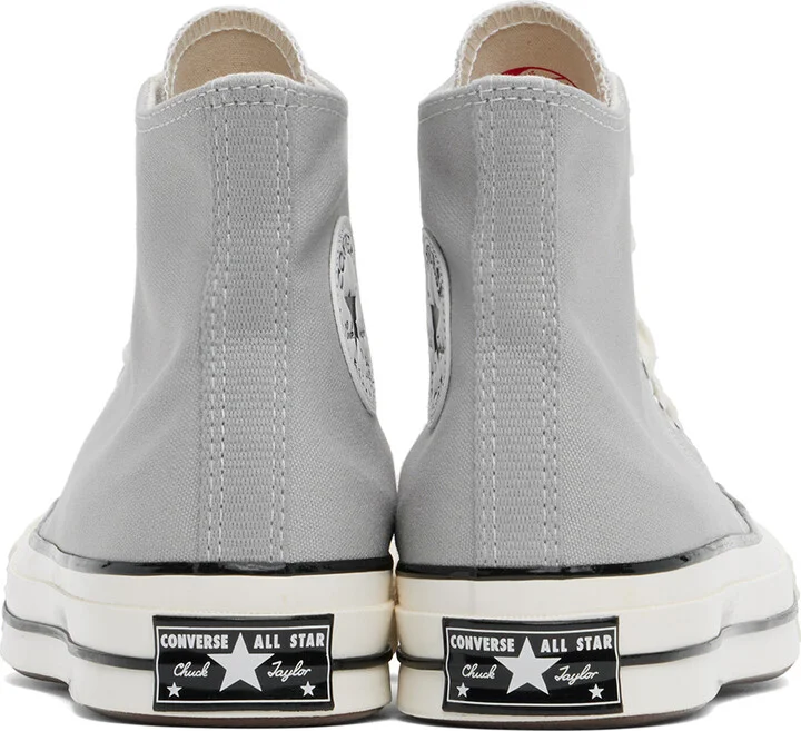 Converse Gray Chuck 70 High Top Sneakers - Image 2