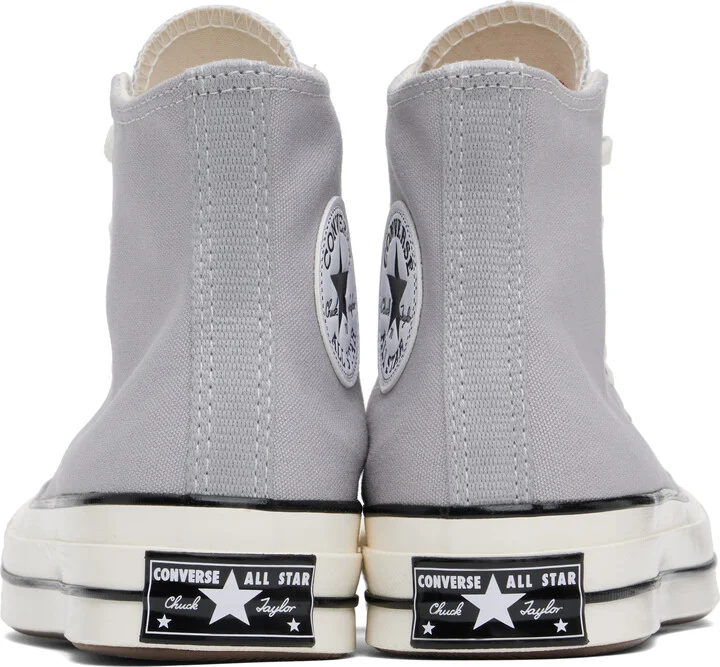 Converse Gray Chuck 70 High Top Sneakers - Image 2