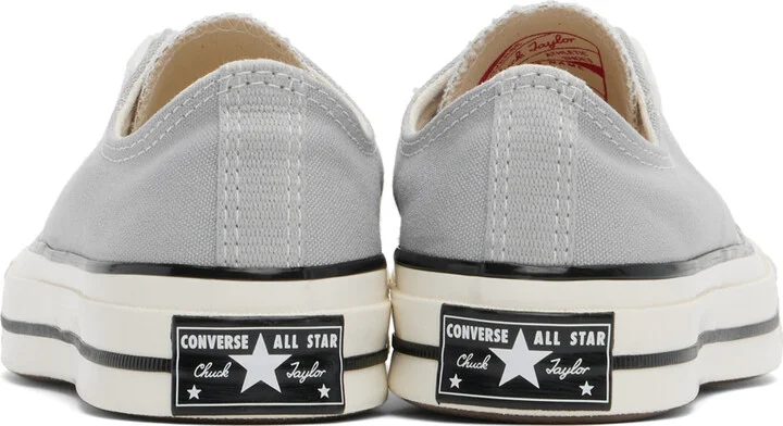 Converse Gray Chuck 70 Low Top Sneakers - Image 2