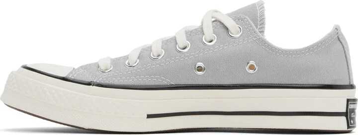 Converse Gray Chuck 70 Low Top Sneakers - Image 3