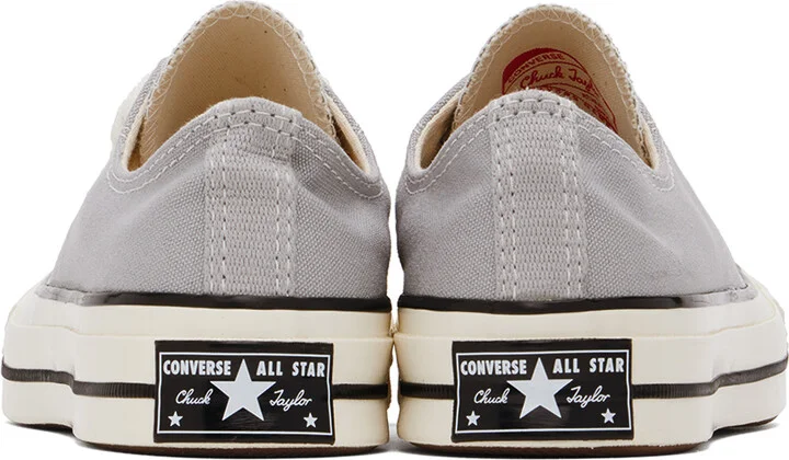 Converse Gray Chuck 70 Low Top Sneakers - Image 2