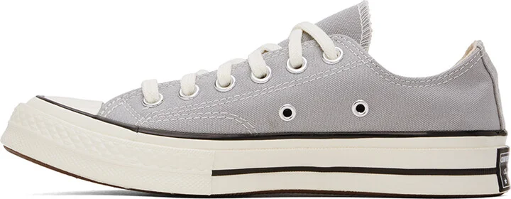 Converse Gray Chuck 70 Low Top Sneakers - Image 3