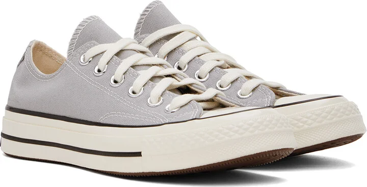 Converse Gray Chuck 70 Low Top Sneakers - Image 4