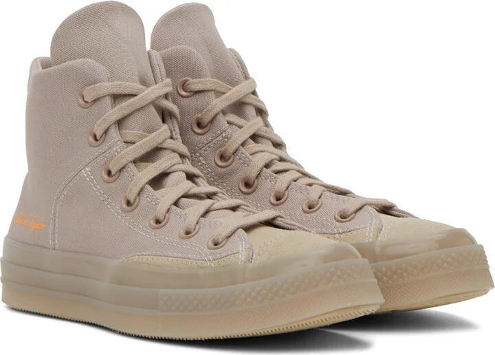 Converse Gray Chuck 70 Marquis High Sneakers - Image 4
