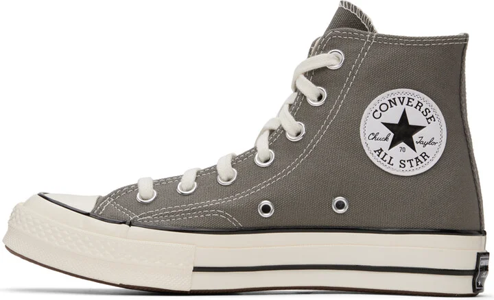 Converse Gray Chuck 70 Sneakers - Image 3