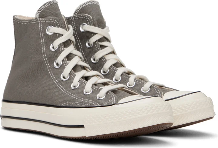 Converse Gray Chuck 70 Sneakers - Image 4