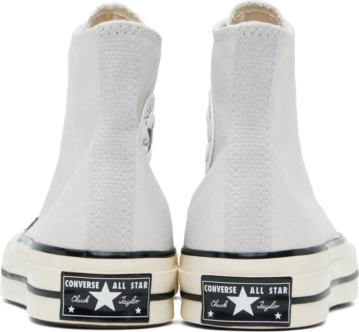 Converse Gray Chuck 70 Vintage Canvas Sneakers - Image 2