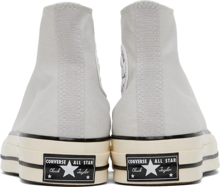 Converse Gray Chuck 70 Vintage Canvas Sneakers - Image 2