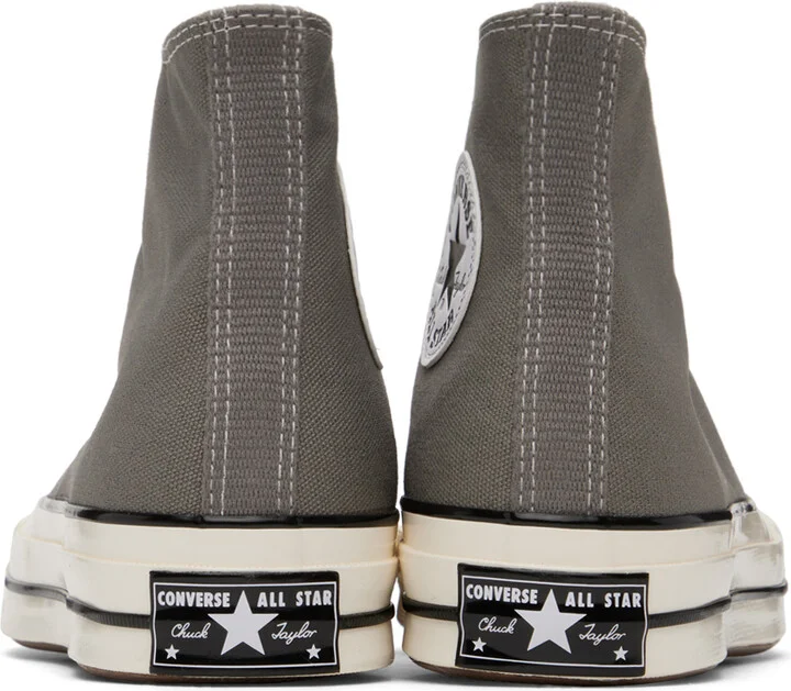 Converse Gray Chuck 70 Vintage Canvas Sneakers - Image 2