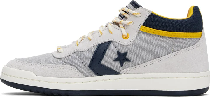 Converse Gray CONS Fastbreak Pro Suede & Canvas Sneakers - Image 3